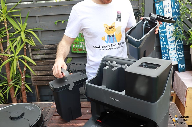 Емкость с чистой водой на станции Roborock S7 MaxV Ultra